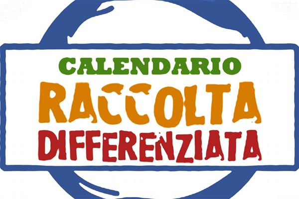 Calendario raccolta rifiuti anno 2026/2027